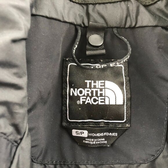 The North Face Womens Windbreaker Jacket Small Black Hooded Outdoors Utility - Picture 3 of 16